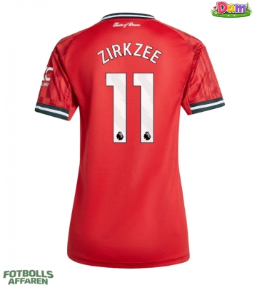 Manchester United Joshua Zirkzee #11 Hemmatröja Kvinnor 2025-26 Kortärmad